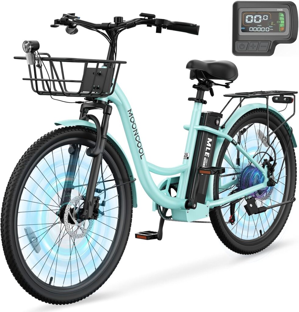 MOONCOOL Electric Cruiser Bike