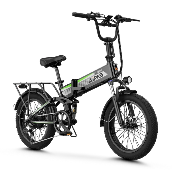 Compact electric bike with folding design. Second of seven in the Aipas ebike review.