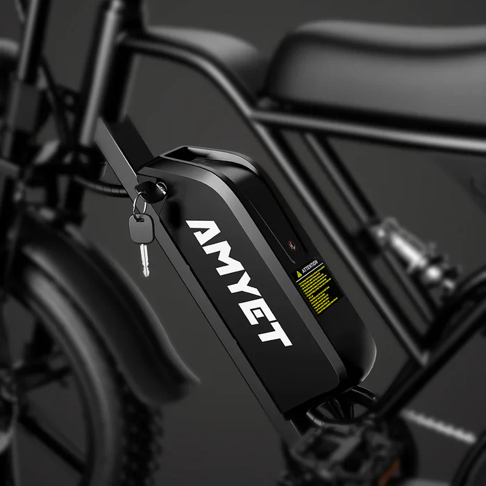 AMYET V9-G60 Review close-up image of the battery and frame