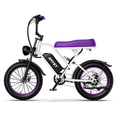 AMYET V9-G60 Review image showing the full side profile of the electric bike