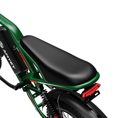 AMYET S8 review seat and rear frame close-up